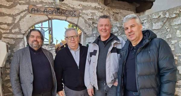 Ο Χ. Τοψίδης στη Θάσο και στο Κάστρο Λιμεναρίων για τη γιορτή του Αγίου Αθανασίου – Φωτογραφίες