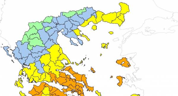 Υψηλός κίνδυνος πυρκαγιάς στη Θράκη το Σάββατο